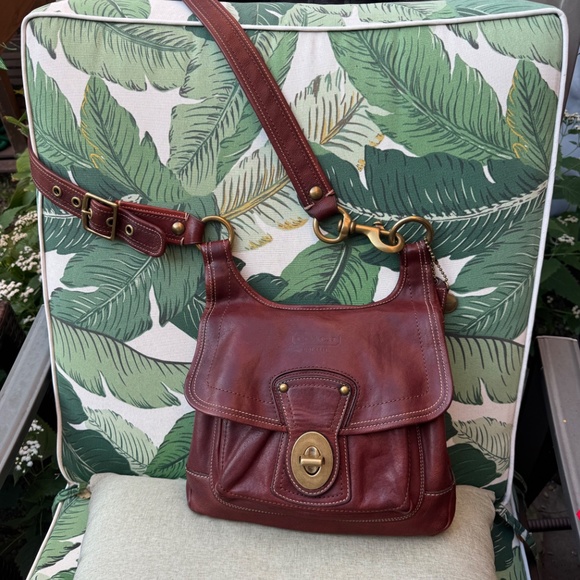 Coach 65th Anniversary Legacy Leather Whiskey Hippie Crossbody Bag 10325 - Picture 1 of 15